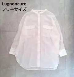 Lugnoncure　長袖　ブラウス　シアー　Fサイズ　ピンクベージュのサムネイル