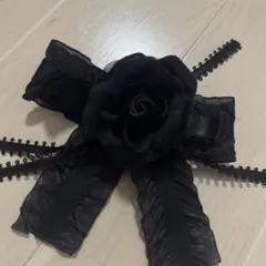 ハ*ー様 モワティエMoi-meme-Moitie青薔薇付きヘッドドレスワイヤー