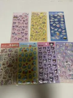 【新品】サンリオ ぷくっとシール 7枚セット ダイソー シール