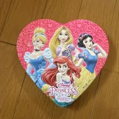 ディズニープリンセス ハート型缶