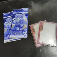 スーパードラゴンボールヒーローズ カードパック2パックとスリーブセット未開封