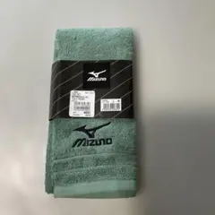 MIZUNO フェイスタオル グリーン　1枚のサムネイル