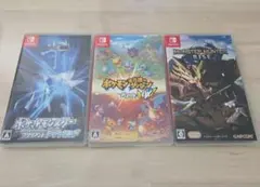 Switch ソフト ポケモン モンハン 3点セット