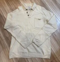 ZARA カシミヤ100% ポロニット メンズ Mのサムネイル