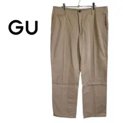GU ジーユー メンズ チノパンツ ワークチノ ベージュ XL ビッグサイズ