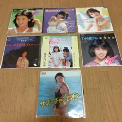 中古シングルレコード　7枚　昭和　シティポップ　浅野ゆう子など