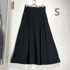 DICKIES ツイルタックフレアスカート　Sサイズ　フレアロングスカート　黒