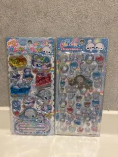 ば*ん様 あわわちゃんウォーター　プチドロップステッカー