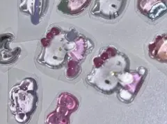 キティちゃん ボンボンドロップシール 立体シール