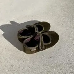 Cienta バレエシューズ オリーブグリーン