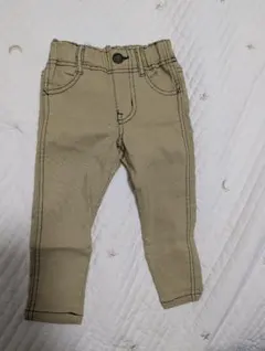BREEZE ベージュ スリムフィットパンツ 80センチ
