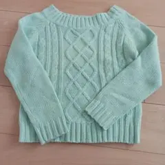 グリーンニット