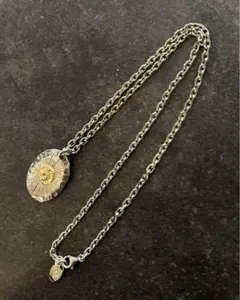 専用ページ　ARIZONA SILVER 太陽神　たたき　k18 チェーン付き