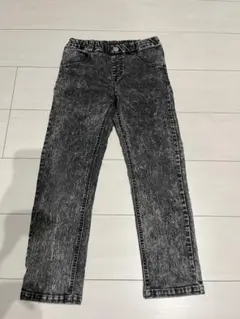 MPS ブラック・グレー デニムパンツ 130cm