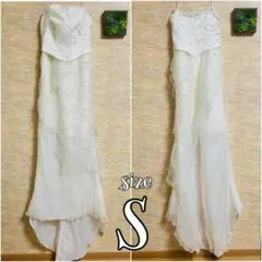 ウェディングドレス 【S】 エンパイヤライン 二次会 コスプレ 花嫁 新婦