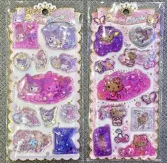 【本日中発送】キラキラウォーターinシール ２シートセット マイメロクロミキティ