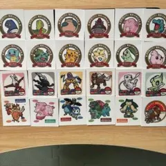 ポケモンパンシール　10周年記念　24枚