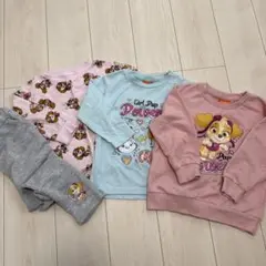 パウパトロール まとめ売り 4点セット トレーナー ロンt パンツ 長袖