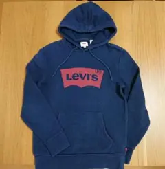 リーバイス メンズパーカー Sサイズ ネイビー