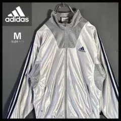 アディダス adidas 90sトラックジャケット 刺繍ロゴ 古着 Mサイズ相当