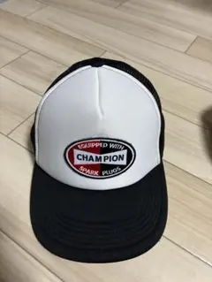 CHAMPION メッシュキャップ ホワイト/ブラック