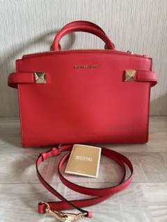 ［値下交渉可］マイケルコース　レザー ロゴバッグ