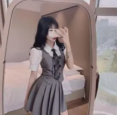 韓国　制服　4点セット　NiziU MAYUKA着用　ハロウィン　コスプレ