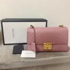■極美品■GUCCI ショルダーバッグ　パドロック　黒　レザー　パール 南京錠 GUCCI(グッチ) バッグ・カバン(レディース) - 海外通販の