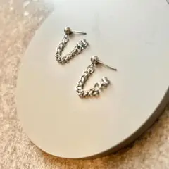 チェーンピアス シルバー ユニセックス メンズ レディース