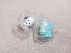 サンリオキャラクターズ　ぬいぐるみといっしょフィギュア　ガチャガチャ