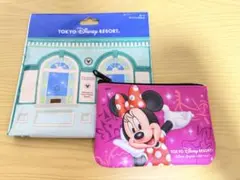 東京ディズニーリゾート ミニーマウス ポーチ パークチケットデザイン