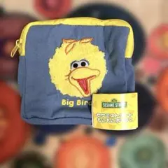 セサミストリート ビッグバード もこもこポーチ★新品未使用★