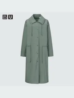 UNIQLO U ナイロンコート ブラック　Ｌサイズ　モスグリーンのサムネイル