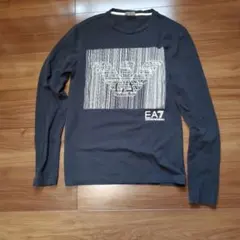 EA7 ストライプデザイン ロングスリーブTシャツ