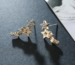 星 ピアス ゴールド 両耳用 アクセサリー
