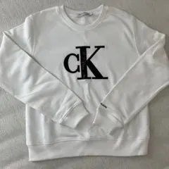 Calvin Klein Jeans トレーナー 12号 ホワイト
