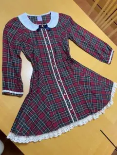 アクシーズファムキッズ　チェックワンピース　140サイズ