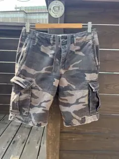 Abercrombie & Fitch カモフラ カーゴショーツ 28のサムネイル