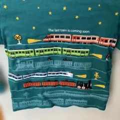 klädkär 列車デザイン 長袖Tシャツ