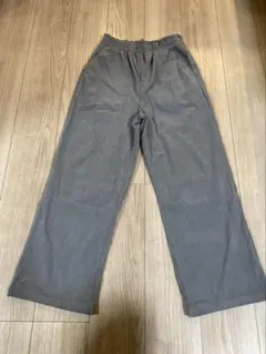 コーデュロイワイドパンツ