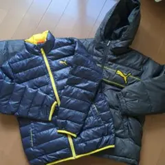 PUMA ダウンジャケット 厚手 、薄手2枚セット 150cm