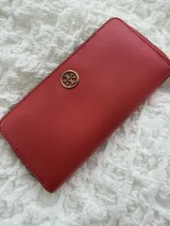 TORY BURCH 長財布 ラウンドファスナー オレンジのサムネイル