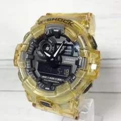 G-SHOCK GA-400SK ネオンイエロースケルトン - メルカリ