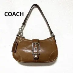 coach ワンショルダーバッグ オールレザー soho アクセサリーポーチ