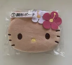 24時間以内発送 日焼けキティ 当たりくじ ⑦ 顔型ポーチ 新品 一番くじ