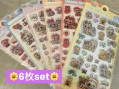 LABUBU シールセット 6枚入り