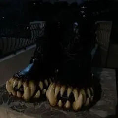 セット売りvenom boots archive Trashville-138 Men's Platform Boots with Chains and Studs