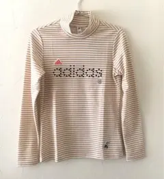 新品◇ adidas 長袖ハイネックカットソー　S