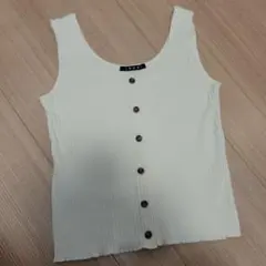 INGNI アイボリー タンクトップ