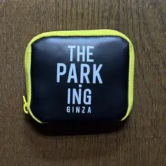 3連休セール THE PARK ING GINZA ジッパーポーチ 黒/黄色